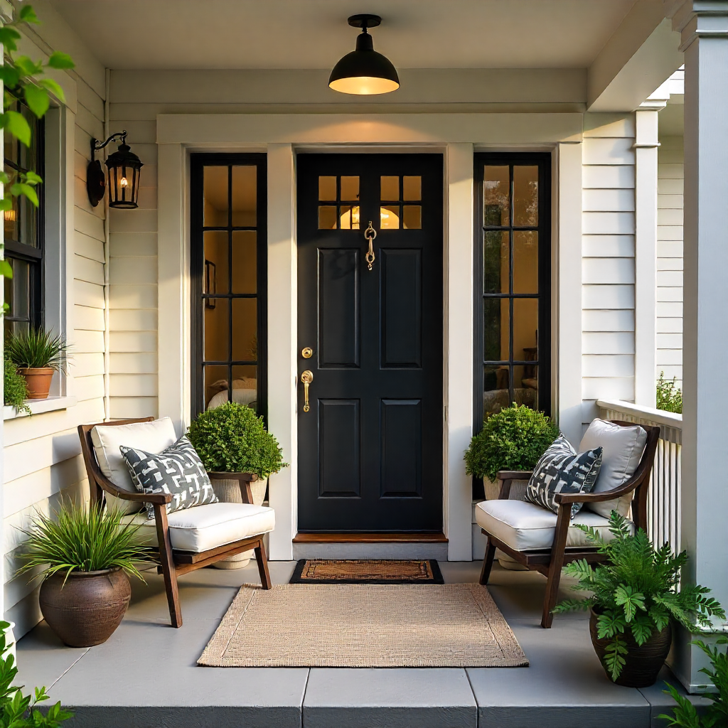 Adding Cozy Seating to Your Small Front Porch