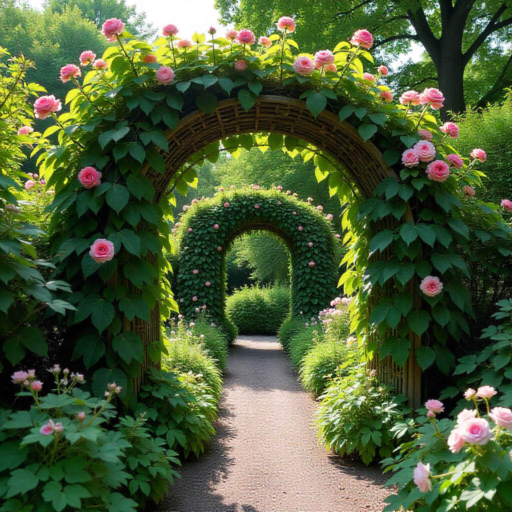 Archways Draped in Vines
