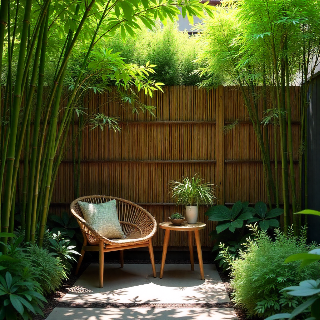 Bamboo Screens for Instant Privacy