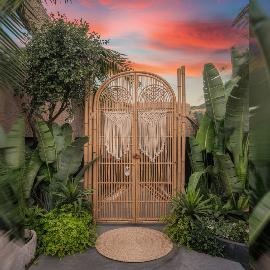 Bamboo and Rattan Gate