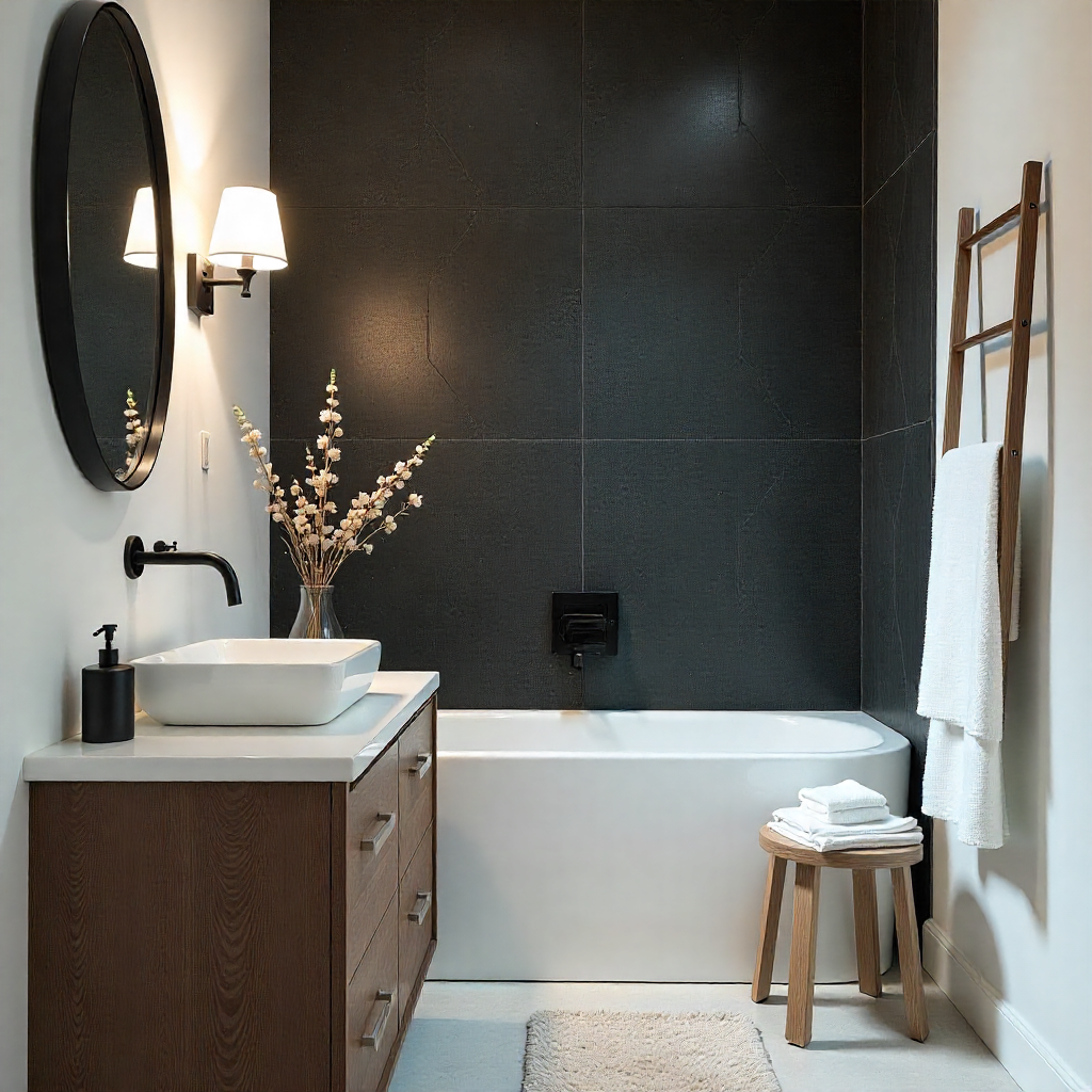 Small Bathroom Makeover: 20 Creative Ideas to Transform Your Space 14 Bold Accent Walls for Drama