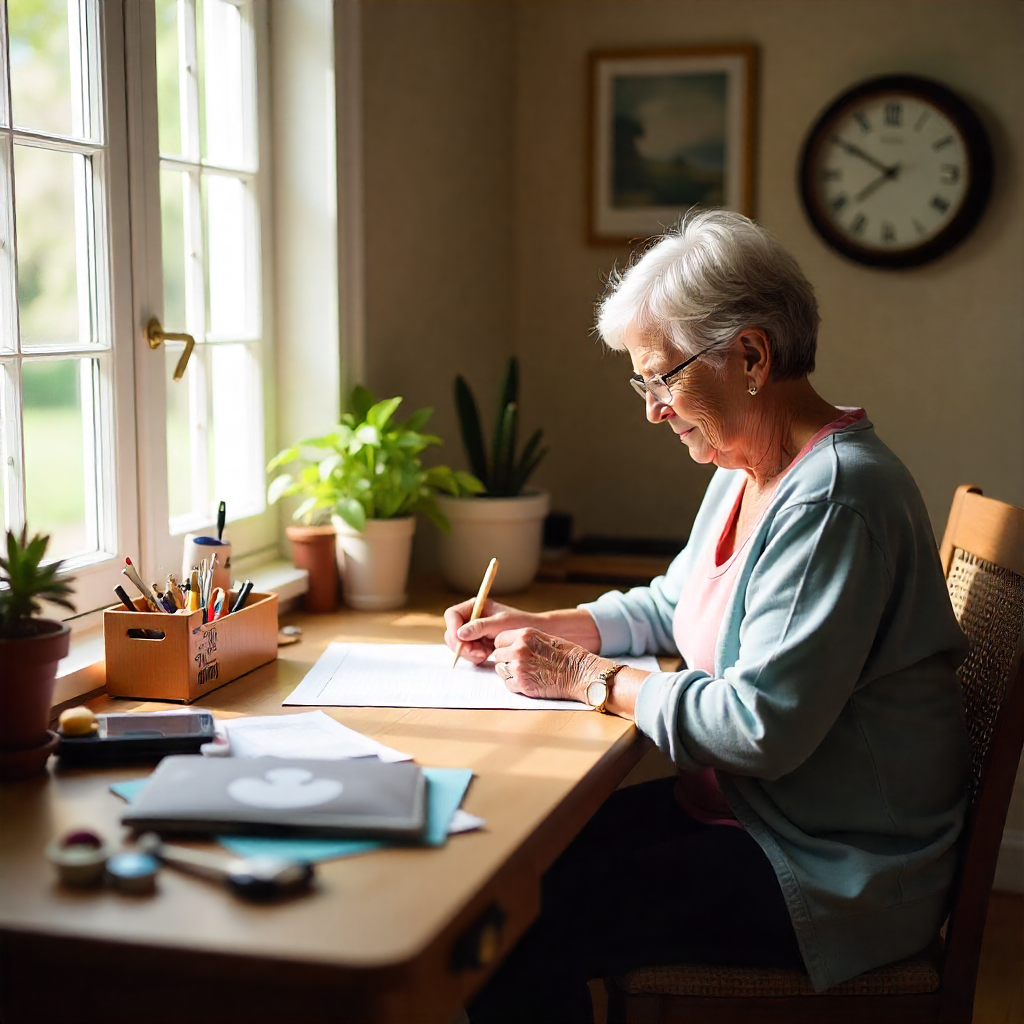 Craft and Hobby Table for Seniors
