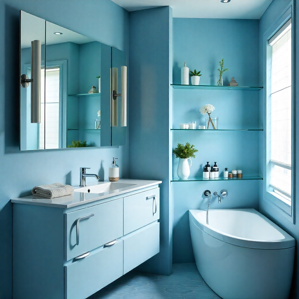 Small Bathroom Makeover: 20 Creative Ideas to Transform Your Space 18 Creative Use of Mirrors and Glass