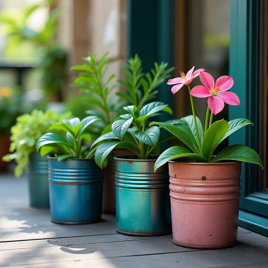 DIY Upcycled Planters