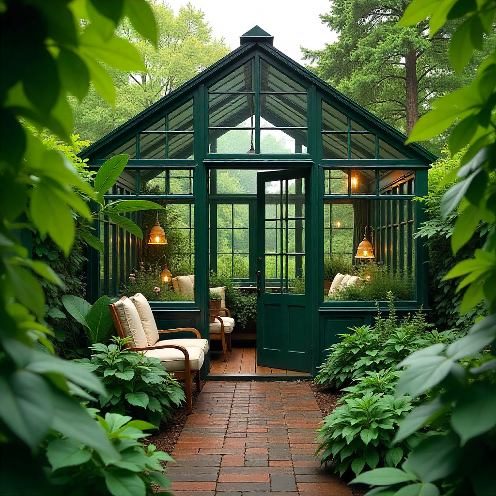 Enclosed Greenhouses as Private Escapes 1