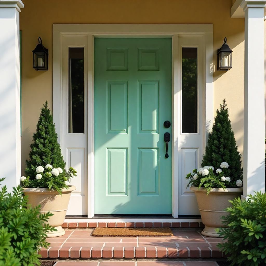 Frame the Door with Greenery