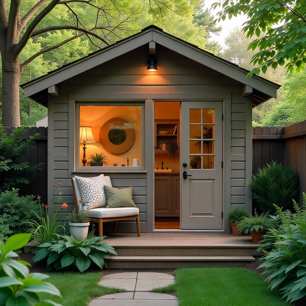 Garden Sheds Transformed into Retreats