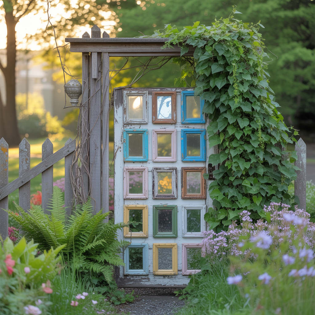 Gate with Mirrors and Frames