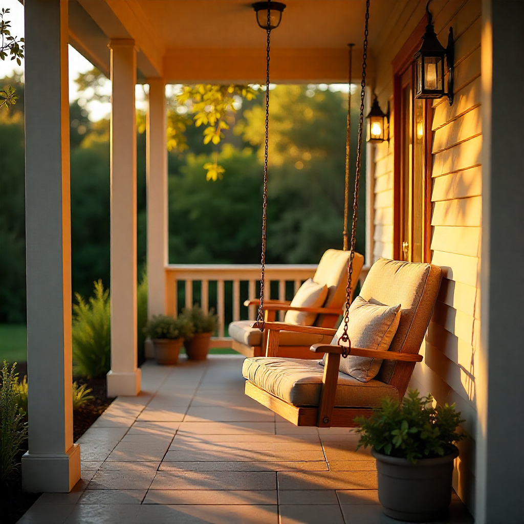 Hang a Porch Swing or Hanging Chair