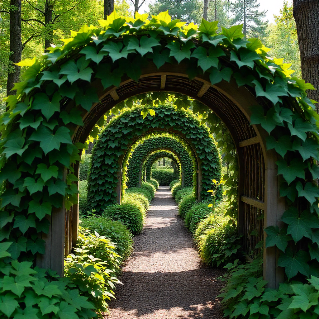 Ivy-Covered Arbors