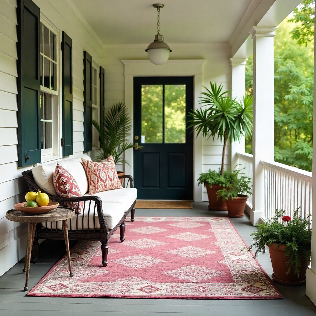 Incorporate a Small Porch Rug