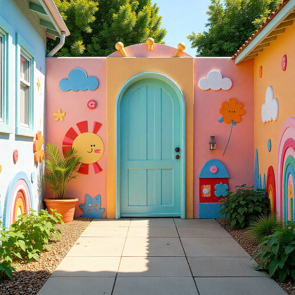 Kid-Friendly Artistic Walls