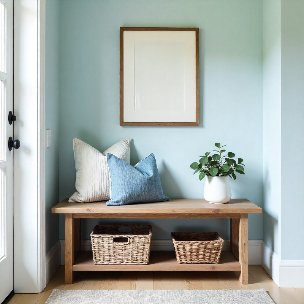 Minimalist Farmhouse Bench Styling