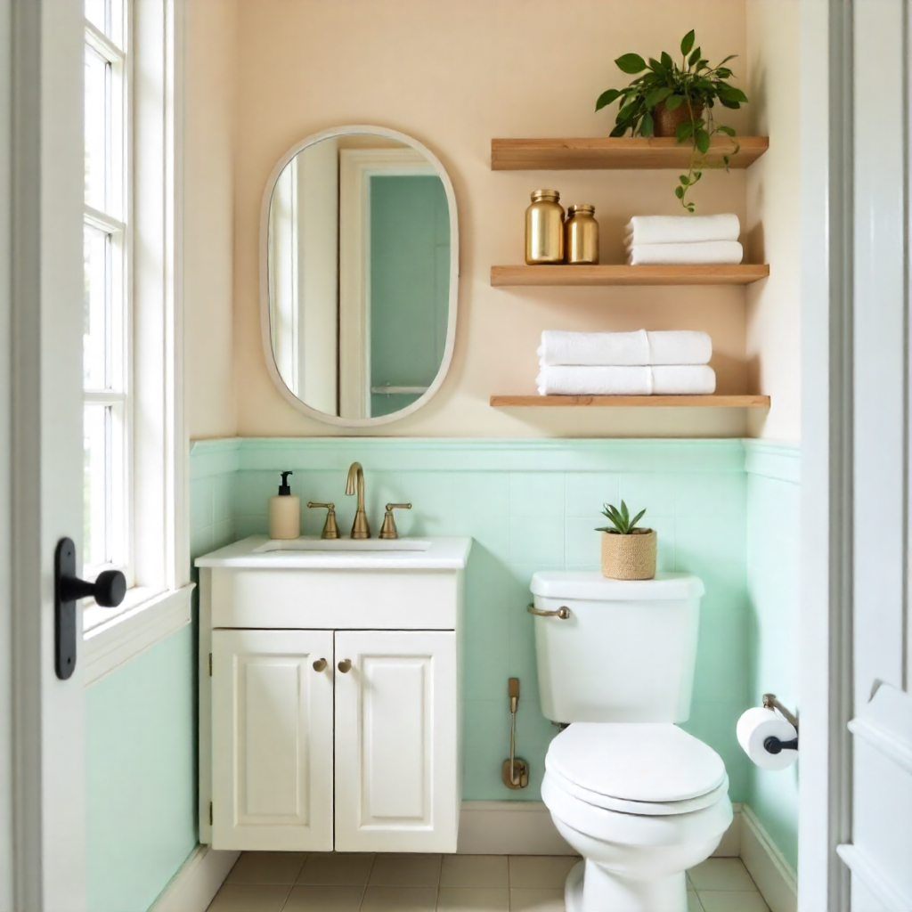 Small Bathroom Makeover: 20 Creative Ideas to Transform Your Space 7 Open Shelving for Easy Access