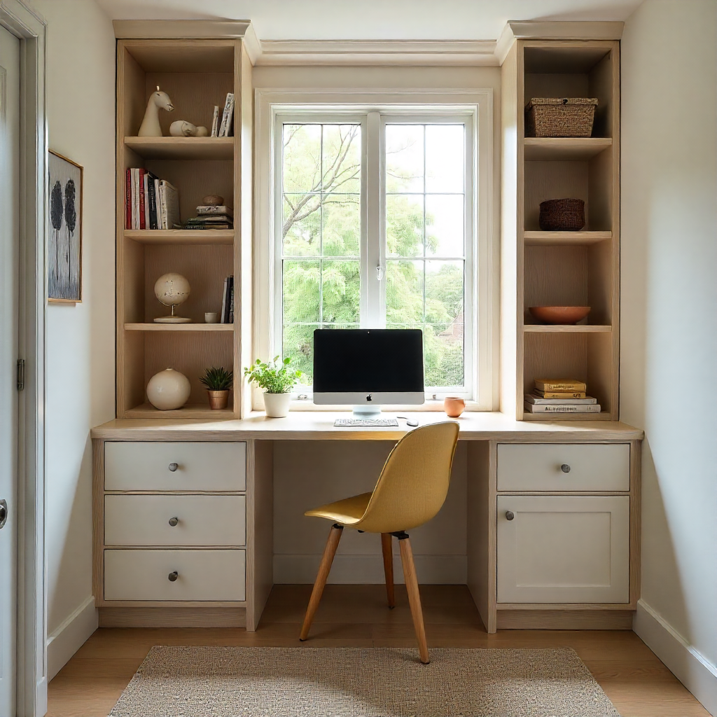 Under Window Storage: 20 Creative and Practical Ideas to Maximize Space 13 Pull-Out Desk for Small Spaces