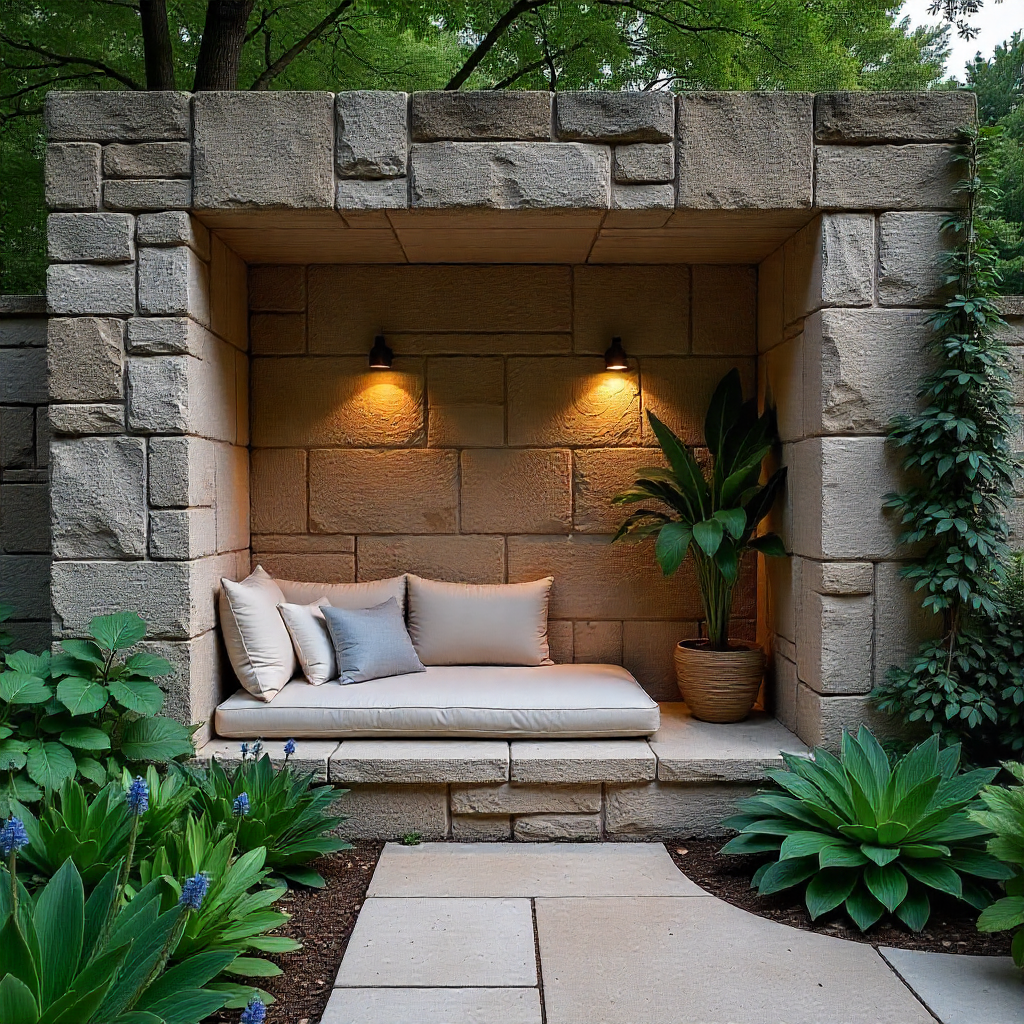 Recessed Stone Niches