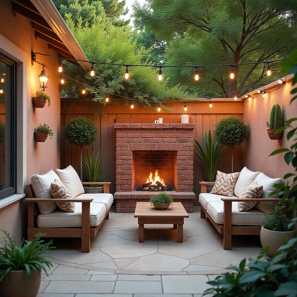 Rustic Brick Illusion