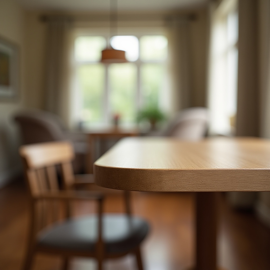 Senior Friendly Table with Rounded Edges