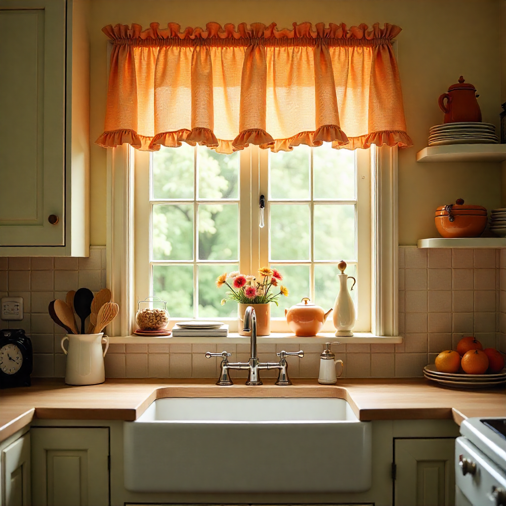 Shabby Chic Ruffled Curtains