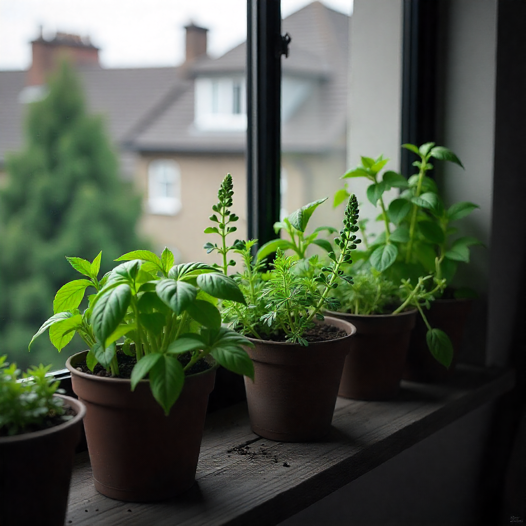Small Herb Garden for Fresh Cooking