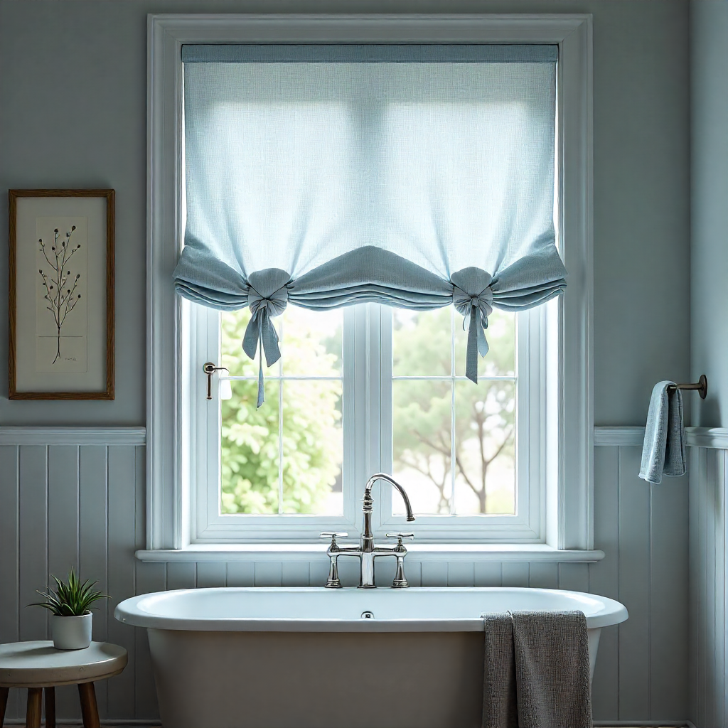 Tie-Up Shade Curtains