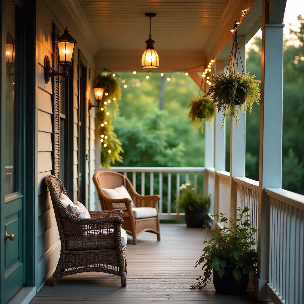 Use Railings as Décor Space