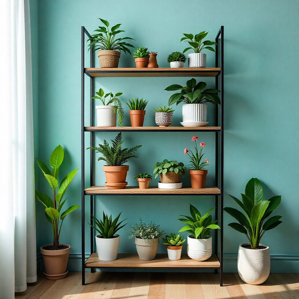 Vertical Shelf Units for Plants
