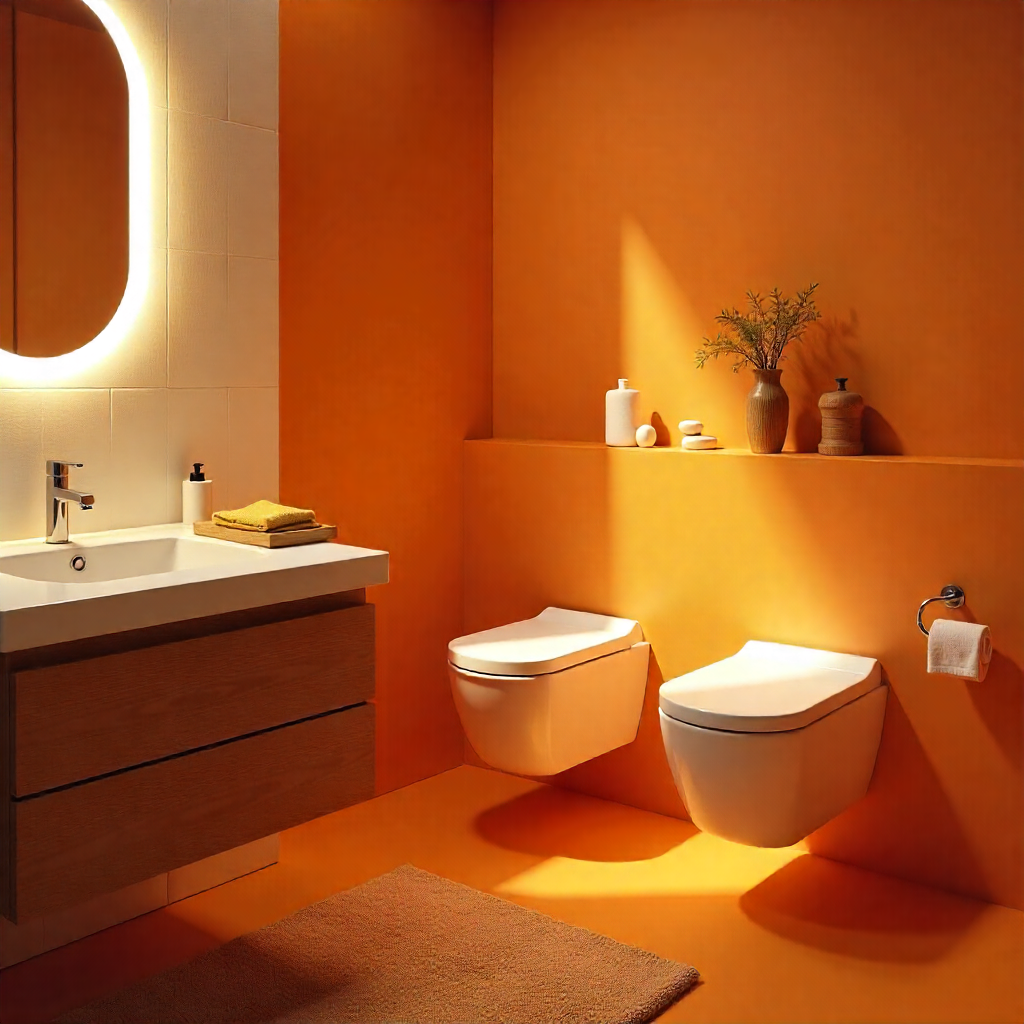 Small Bathroom Makeover: 20 Creative Ideas to Transform Your Space 17 Wall-Mounted Toilets for Extra Room