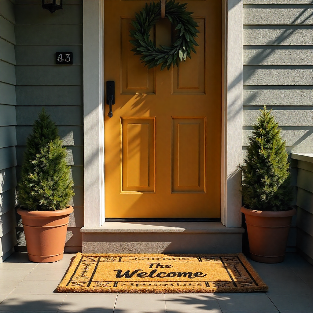 Welcome with a Stylish Doormat
