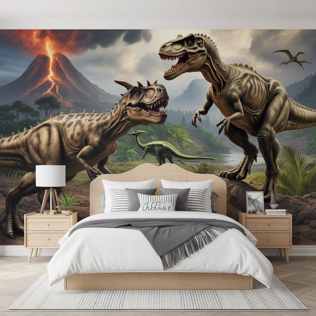 Wall Murals for a Dinosaur Adventure