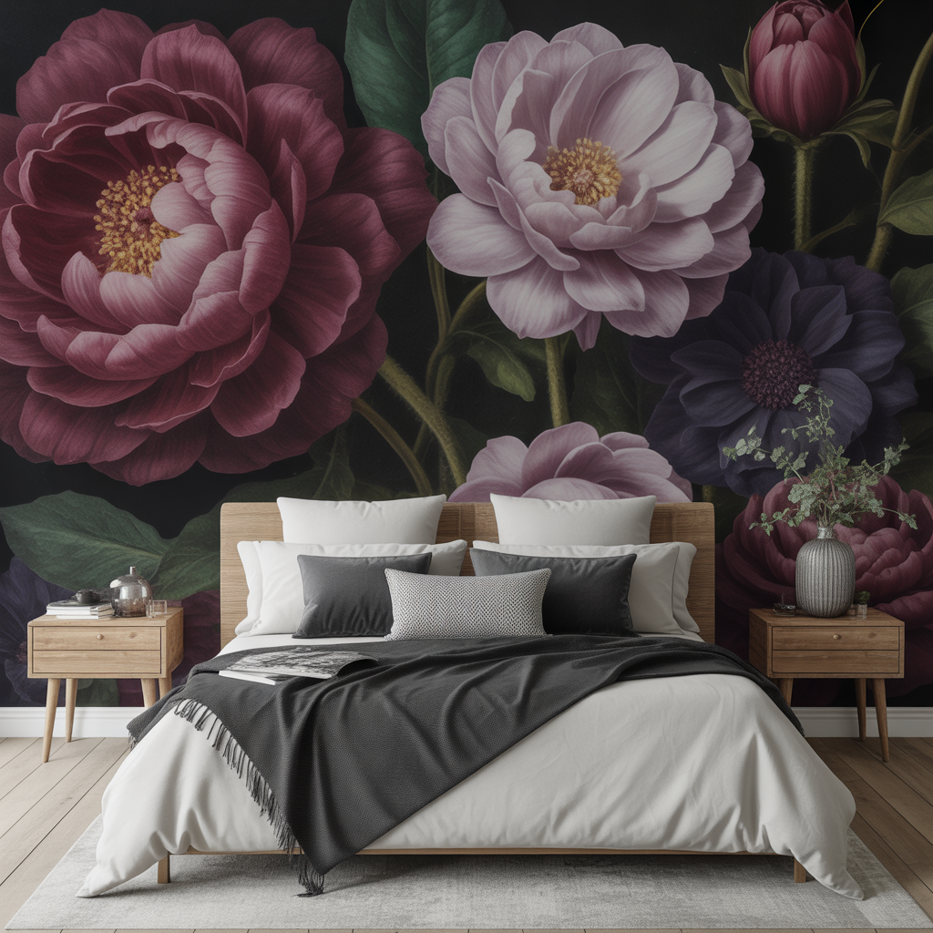 Dark Floral Prints for Drama