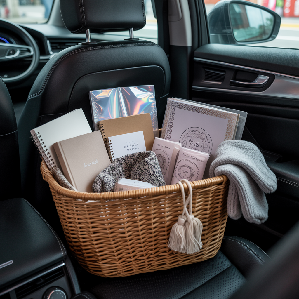 Boho Car Interior: 16 Stunning Ideas for a Free-Spirited Ride 16 A Personalized Boho Travel Kit
