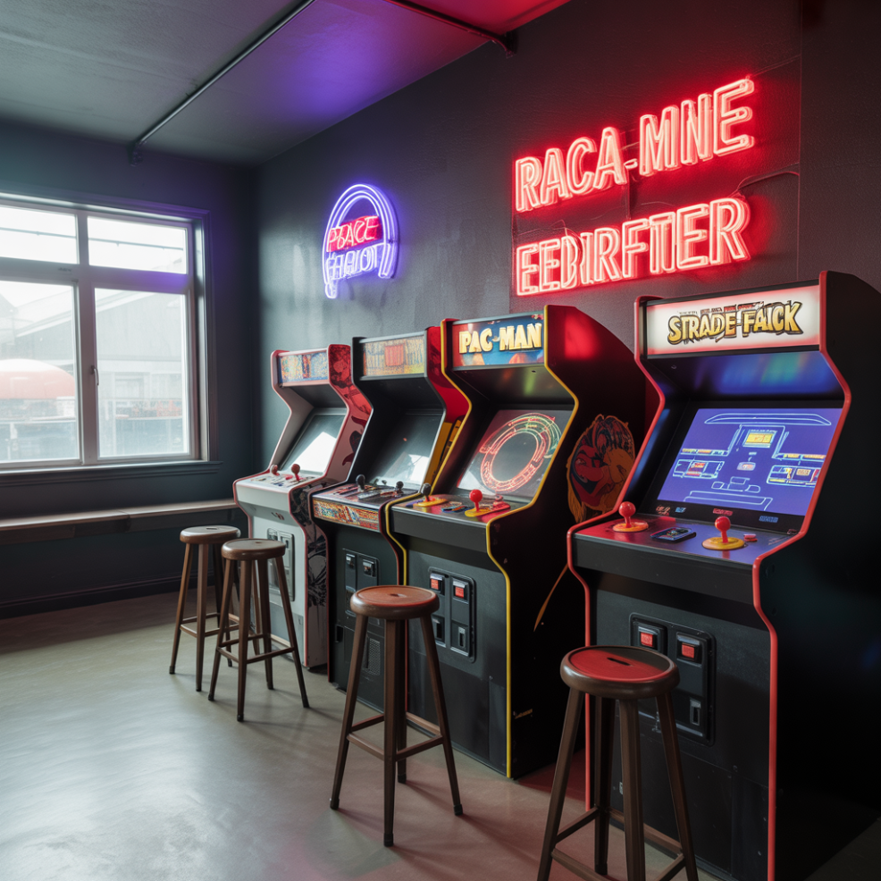 Adult Game Room: 18 Detailed Ideas for the Perfect Entertainment Space 2 Arcade-Inspired Entertainment Zone