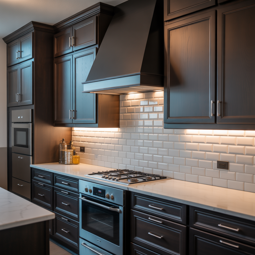 Backsplash for Dark Cabinet Kitchen: 20 Inspiring Ideas 22 Backsplash for Dark Cabinet Kitchen