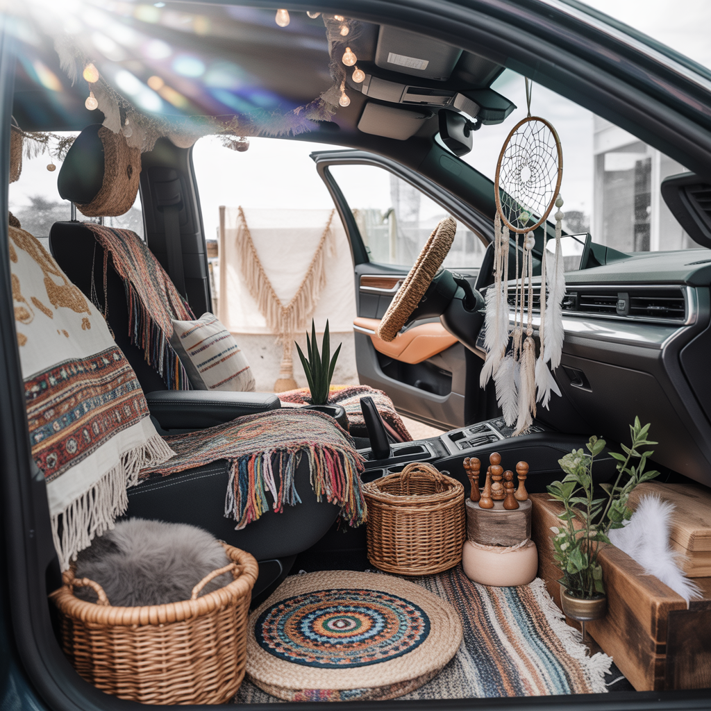 Boho Car Interior