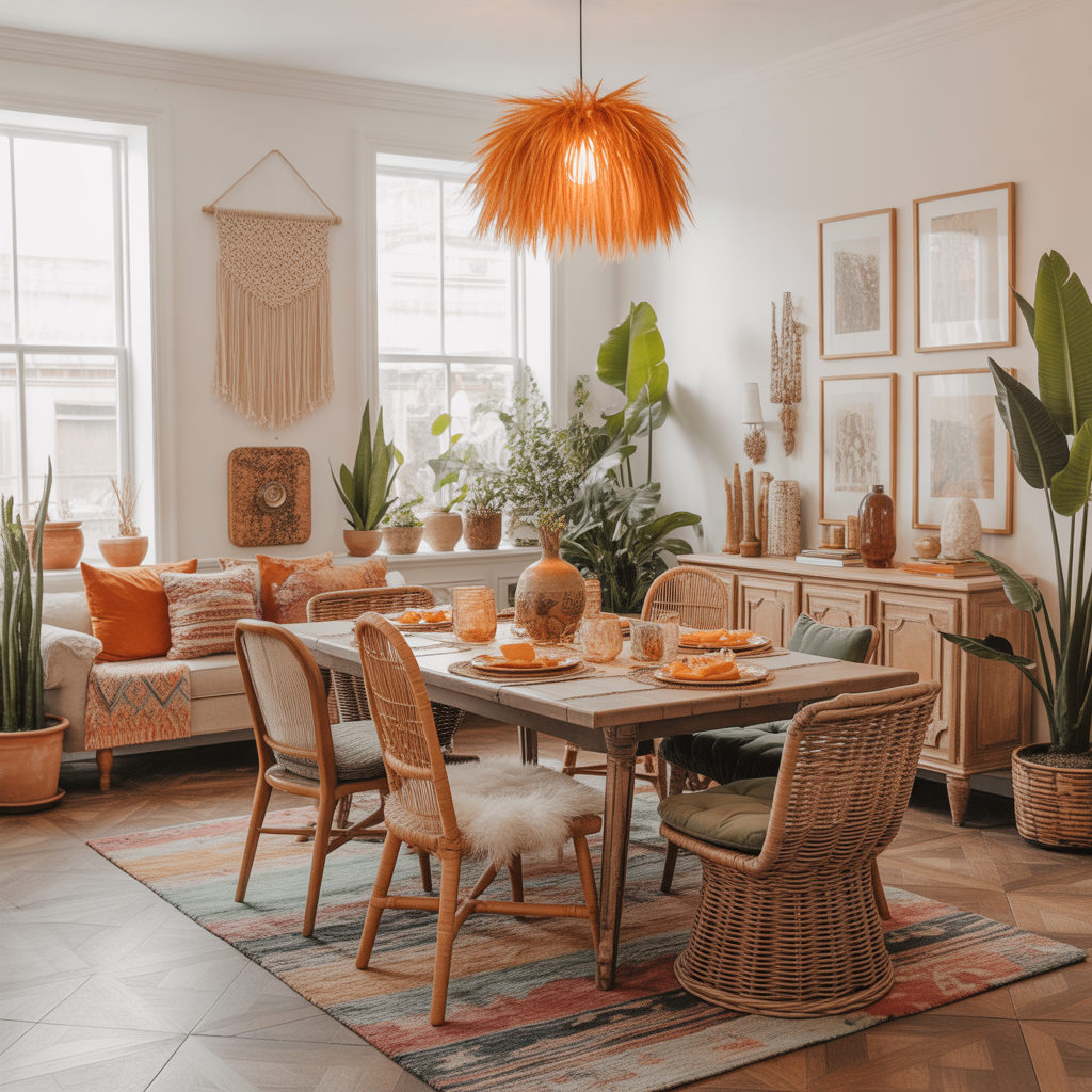 Boho Dining Room Decor: 20 Creative Ideas for a Soulful Dining Space 24 Boho Dining Room Decor