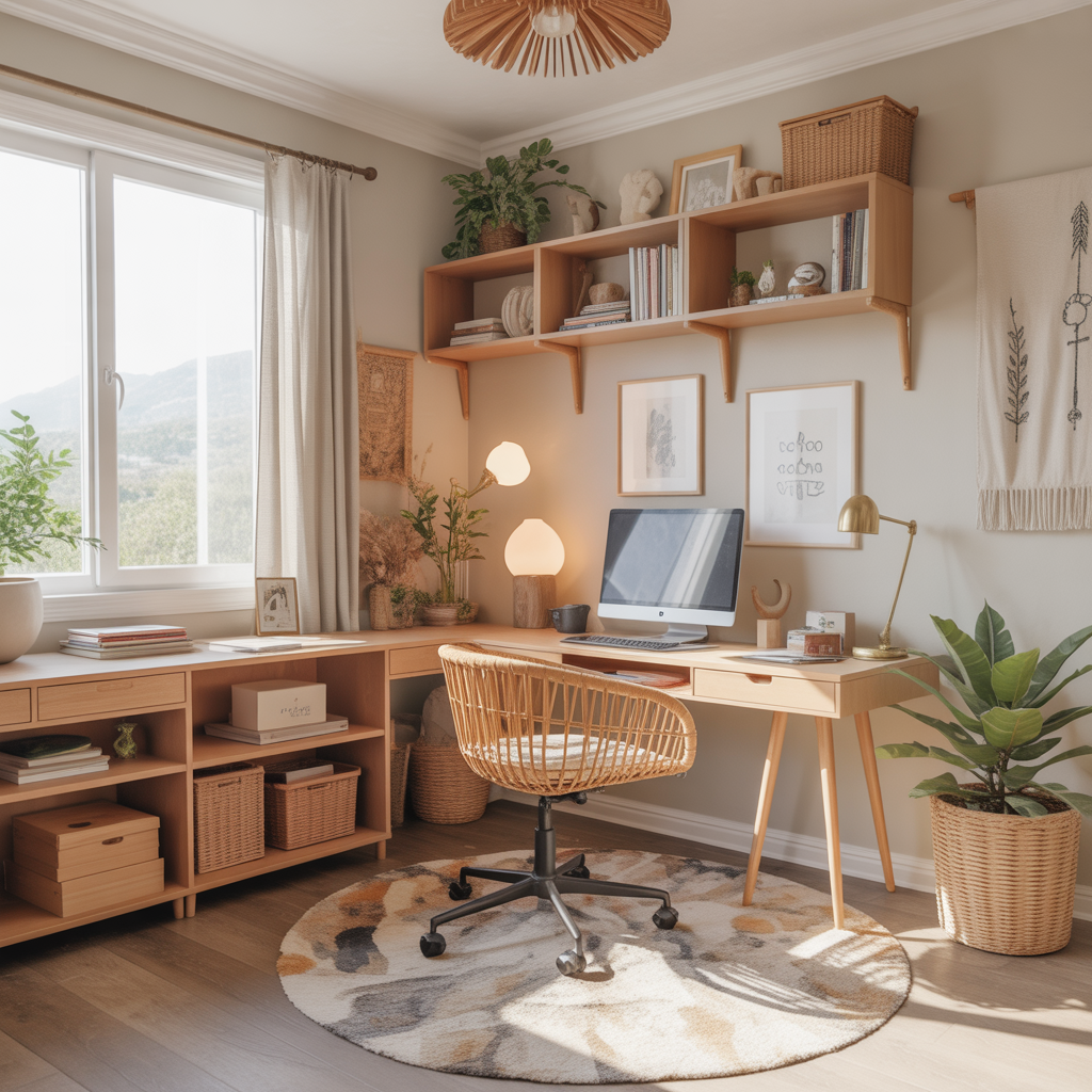 Boho Home Office