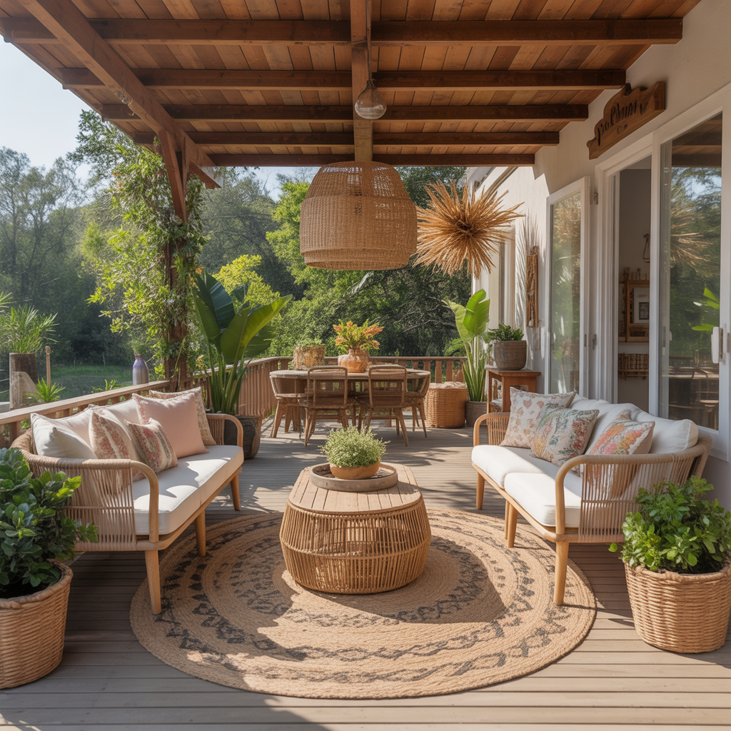 Boho Patio Decor: 20 Inspiring Ideas for a Cozy and Free-Spirited Outdoor Space 24 Boho Patio Decor