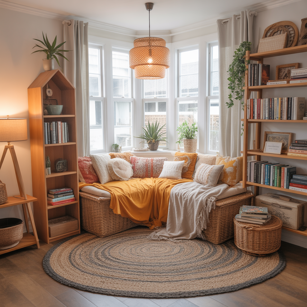 Boho Reading Nook :20 Creative Ideas for Designing Reading Nook 24 Boho Reading Nook