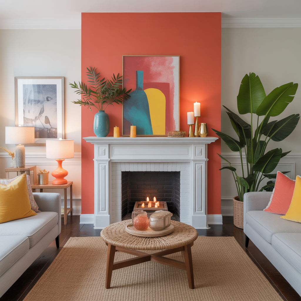 Bold Color Pops with Summer Accents