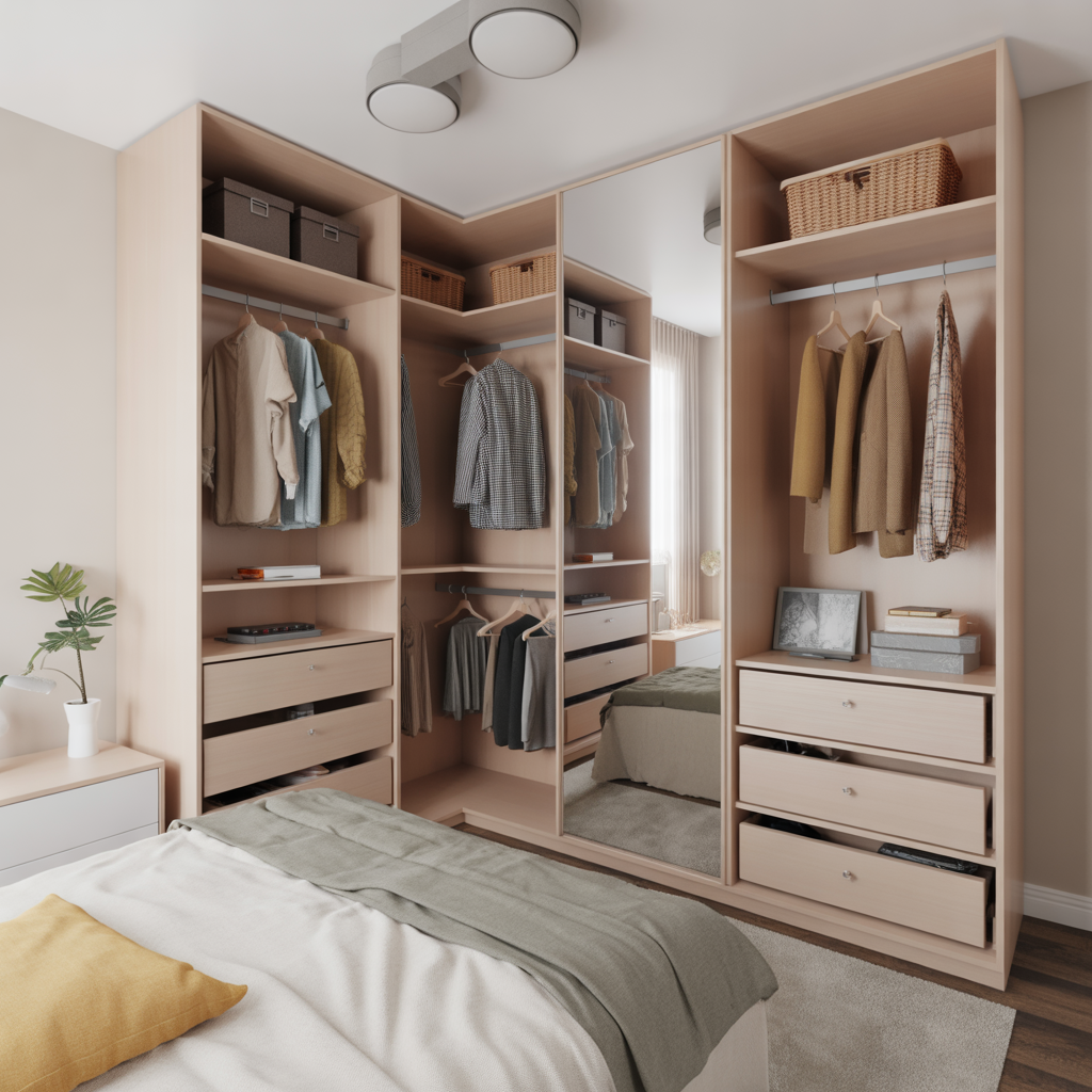 Small Bedroom Storage: 15 Brilliant Ideas to Maximize Space 4 Built-In Wardrobes and Closets