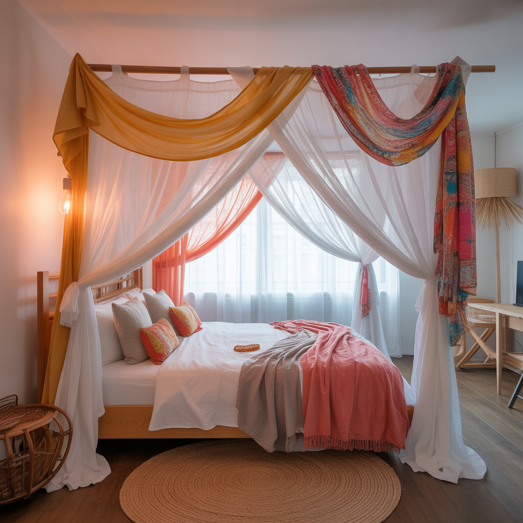 Canopy or Draped Fabrics for Whimsy