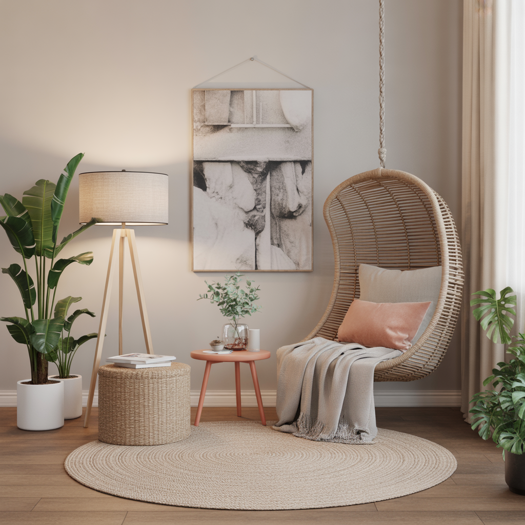 Boho Living Room: 18 Inspiring Ideas for a Cozy and Stylish Space 14 Cozy Reading Nook