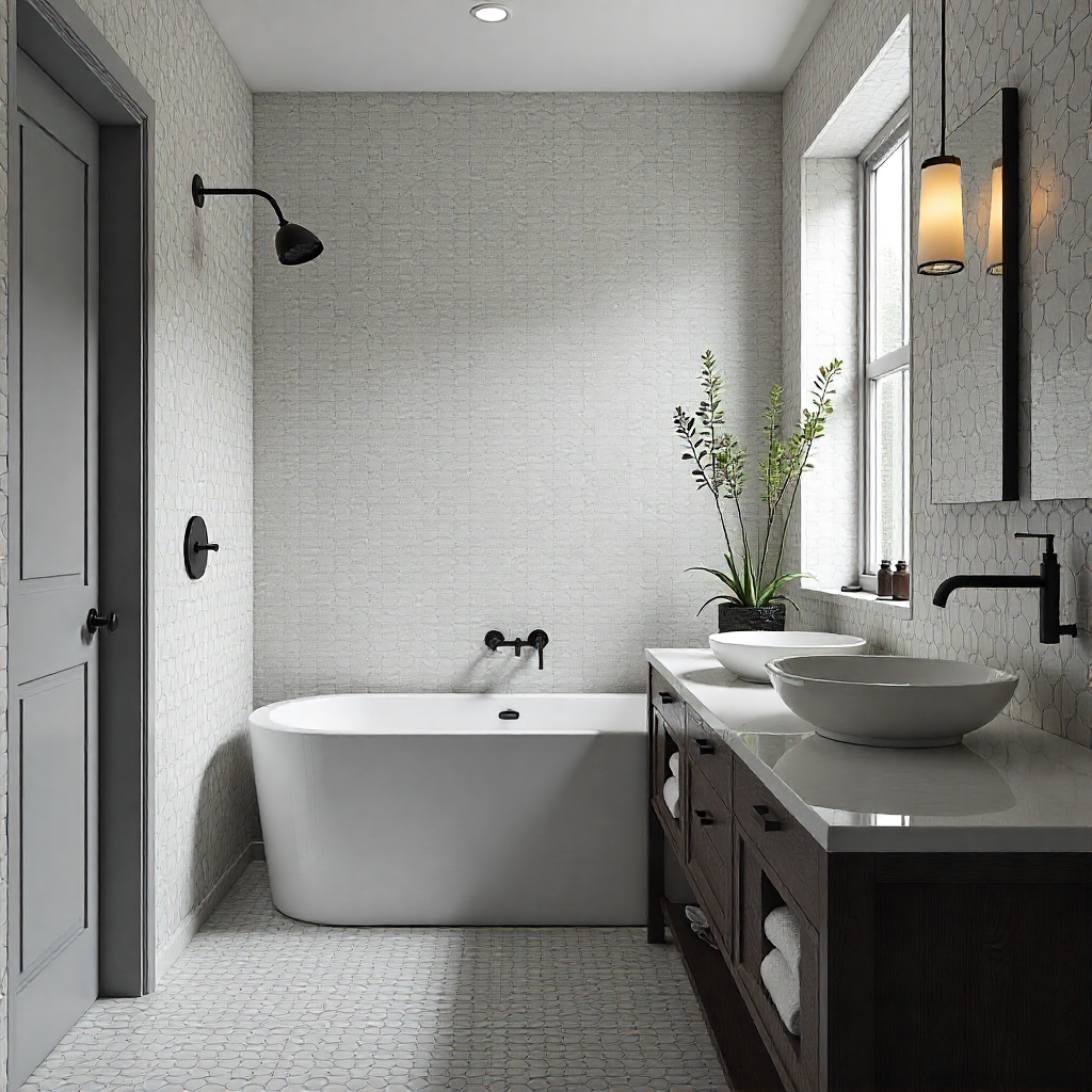 Bathroom Makeover: 25 Inspiring Ideas to Transform Your Space 14 Create Accent Walls with Tiles