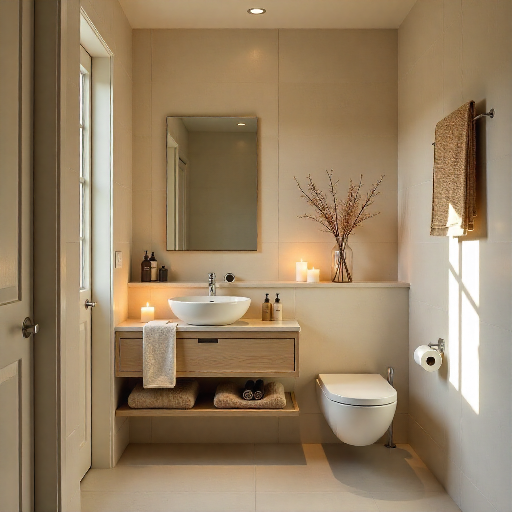 Powder Room Makeover: 20 Inspiring Ideas to Transform Your Space 19 Create a Spa-Like Atmosphere