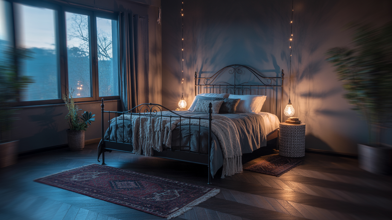 Graceful Homemade | Inspiring Home & Garden Decor Ideas 19 Dark Boho Bedroom