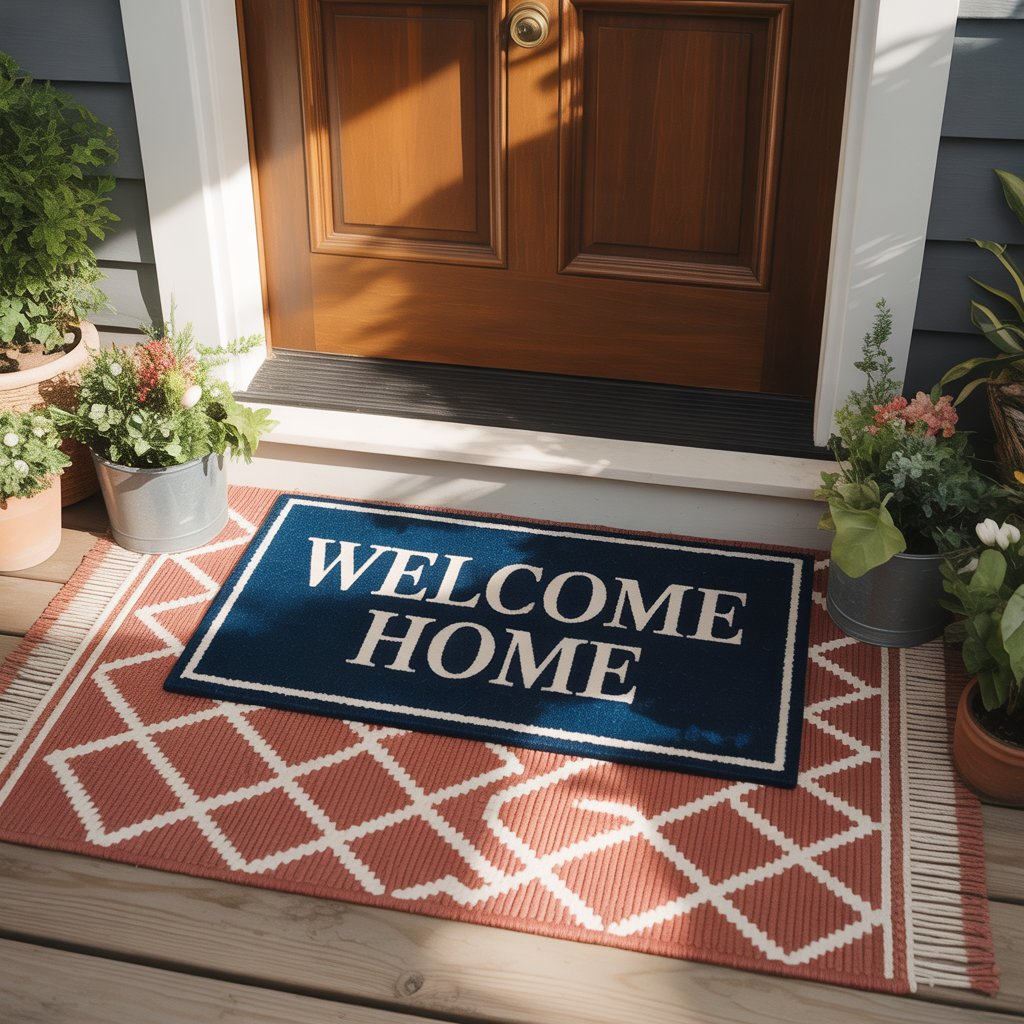 Decorating with a Statement Doormat