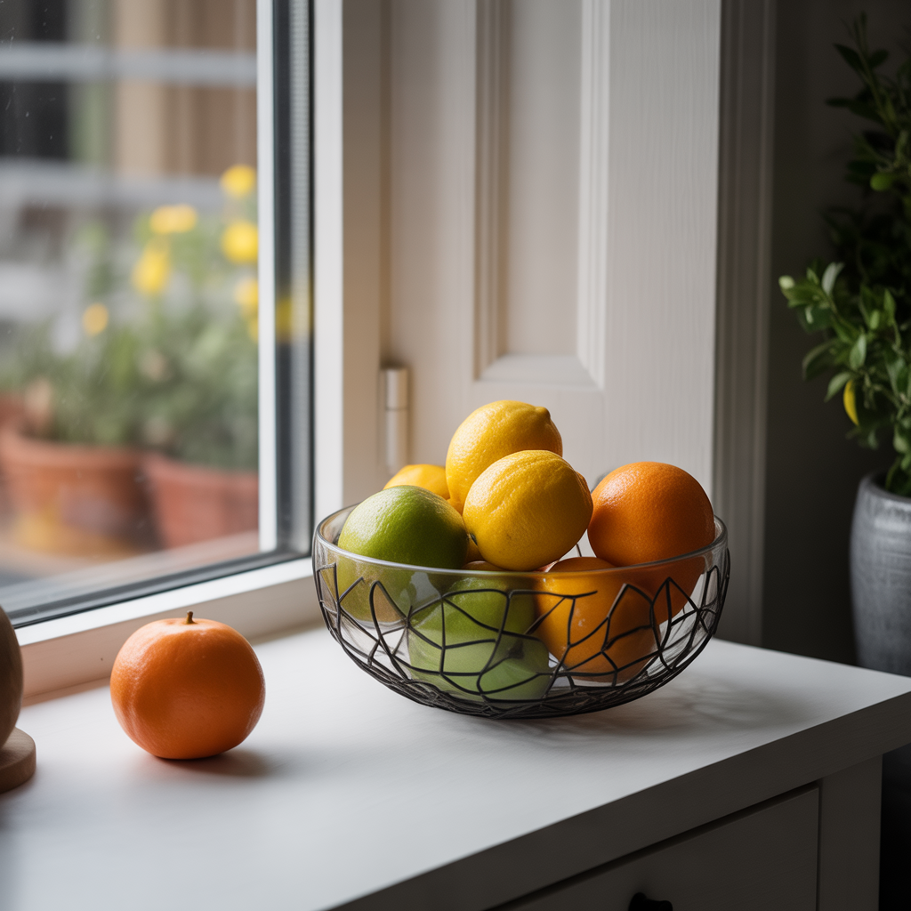 Decorative Bowls of Fruit
