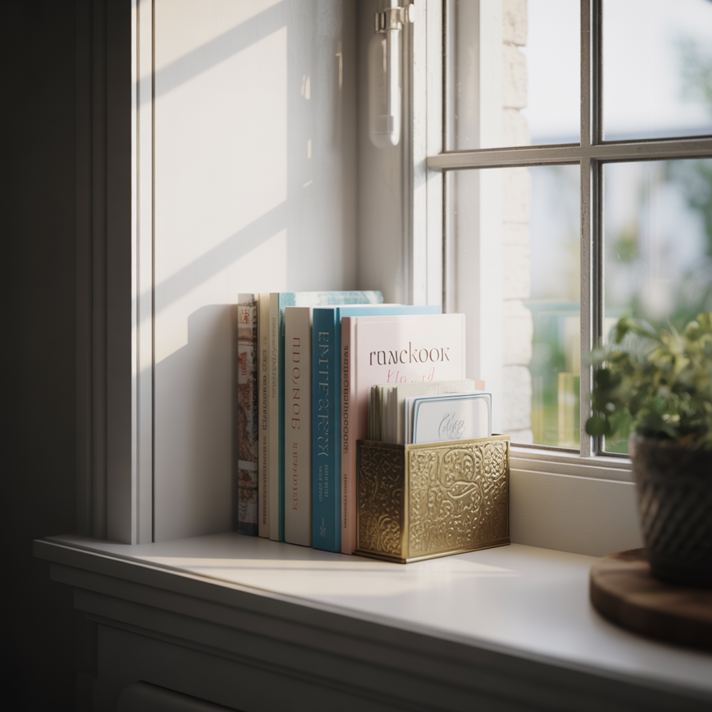 Display Cookbooks or Recipe Cards