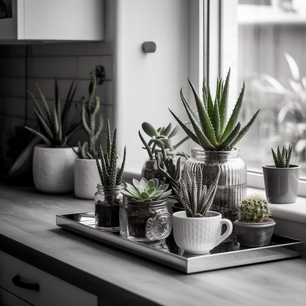 Displaying Succulents and Cacti
